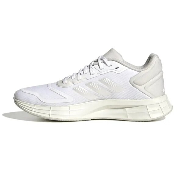 adidas Duramo 10 - Womens Running Shoes Cloud White Metallic Grey HP2388 NEW - Picture 2 of 8